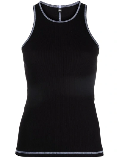 Mcq By Alexander Mcqueen Mcq Alexander Mcqueen Contrast Trim Tank Top In Black