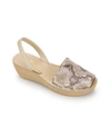 Kenneth Cole Reaction Women's Fine Glass Wedge Sandals Women's Shoes In Natural