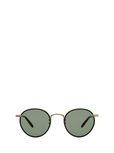 Garrett Leight Wilson Sunglasses In Black-gold