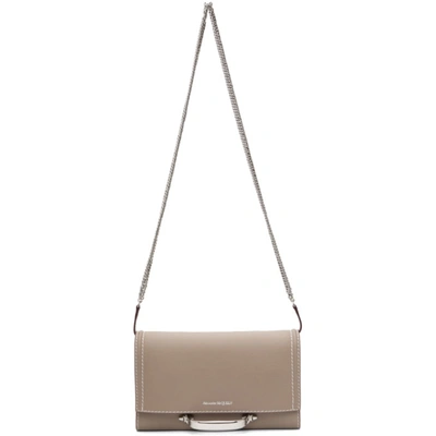 Alexander Mcqueen Taupe Small 'the Story' Crossbody Bag In 2350 Taupe