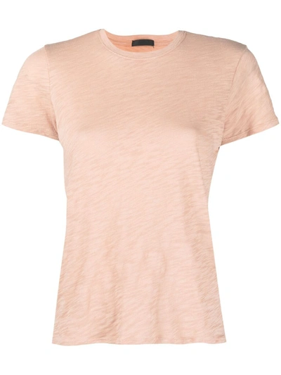 Atm Anthony Thomas Melillo Cap-sleeve Cotton T-shirt In Neutrals