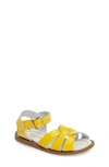 Salt Water Sandals By Hoy Kids' Original Sandal In Shiny Yellow