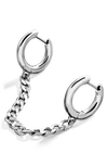 Baublebar Double Huggie Chain Earring
