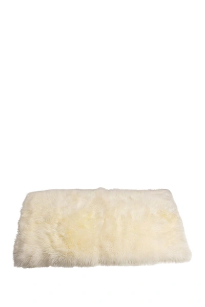 Natural New Zealand Rectangular Sheepskin Throw In