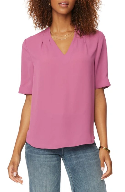 Nydj Charming Top In Magenta