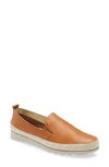 The Flexx Chappie Slip-on Sneaker In Cognac Saratoga Leather