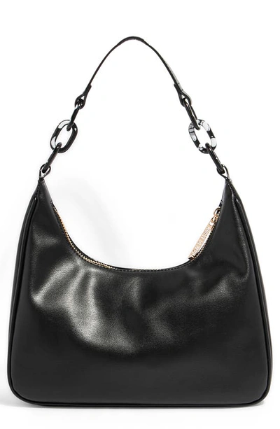 House Of Want Newbie Vegan Leather Shoulder Bag In Black