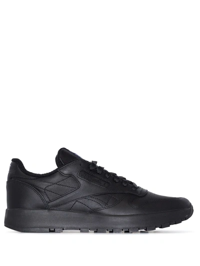 Reebok Black X Maison Margiela Classic Leather Tabi Sneakers
