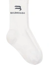 Balenciaga White Glow In The Dark Tennis Socks