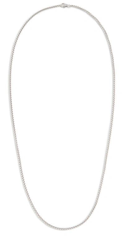 Miansai Venetian Chain Necklace In Polished Silver