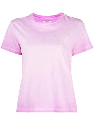 Opening Ceremony Logo-embroidered Cotton T-shirt In Pink