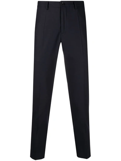 Incotex Slim Tailored Trousers In Blue