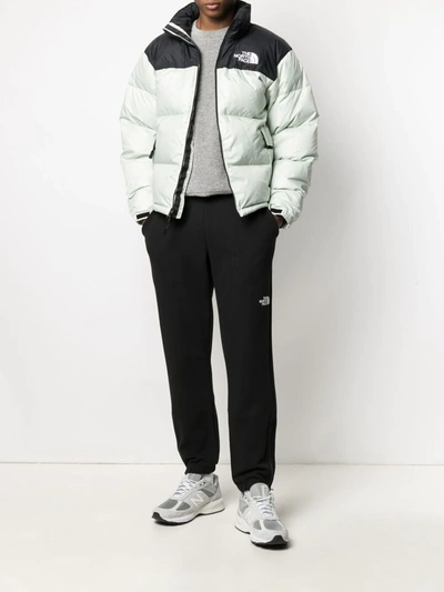 The North Face Green & Black Down 1996 Retro Nuptse Jacket In Green,black