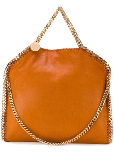 Stella Mccartney Small Falabella Tote In Brown