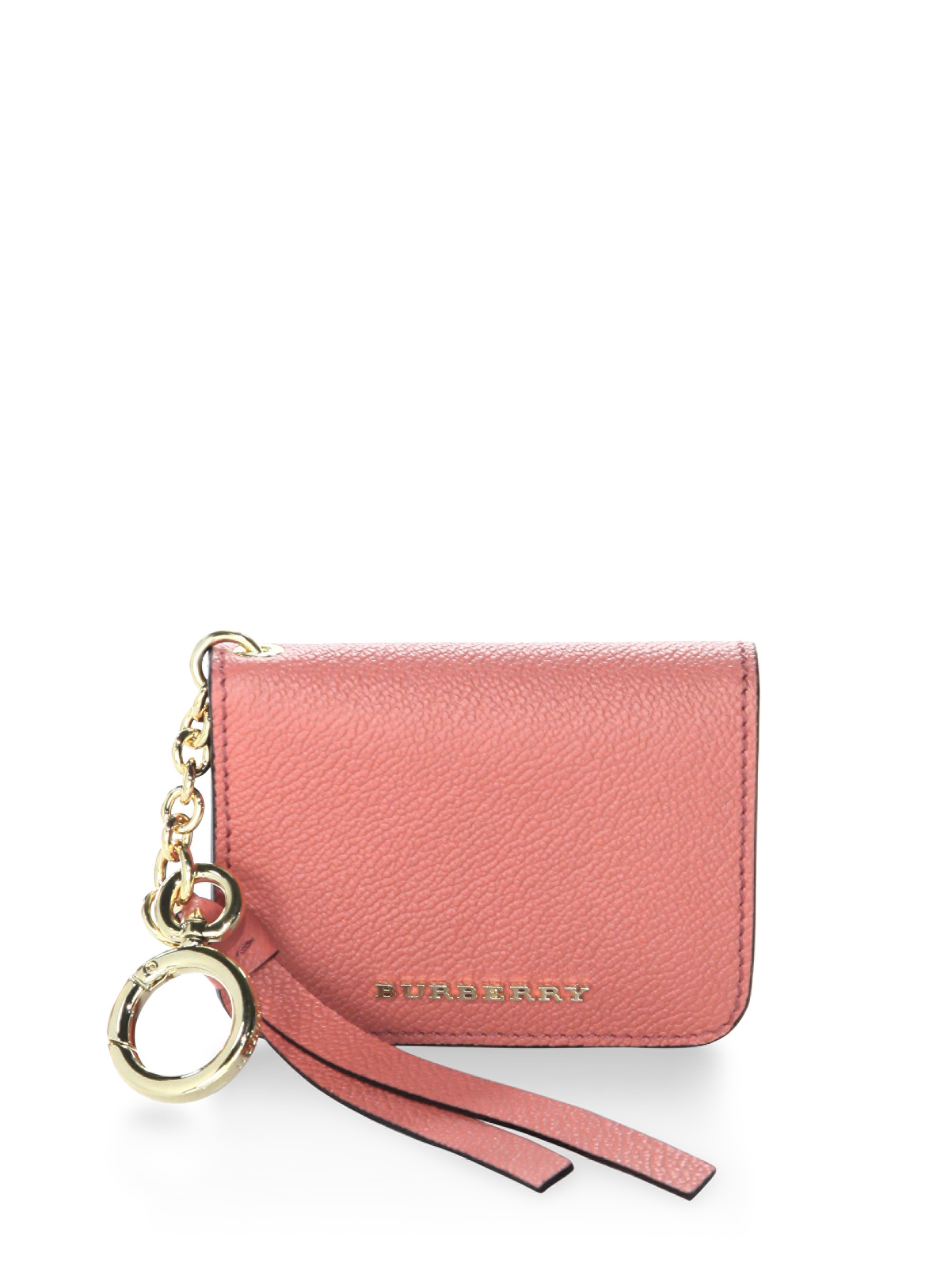 Burberry Camberwell Card Case And Charm, Red | ModeSens