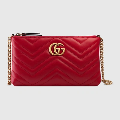 Gucci GG Marmont mini chain bag  Mini chain bag, Wallets for