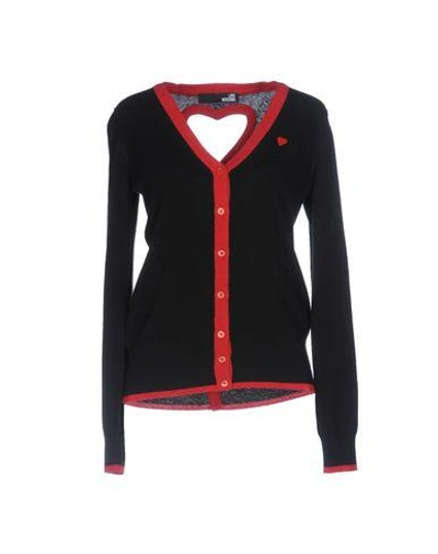 Love Moschino Cardigans In Black