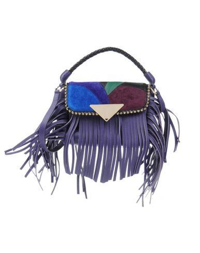 Sara Battaglia Handbags In Purple