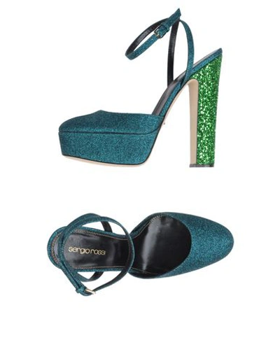 Sergio Rossi Pump In Deep Jade