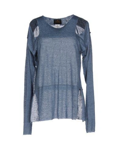 Vivienne Westwood Anglomania Sweater In Slate Blue