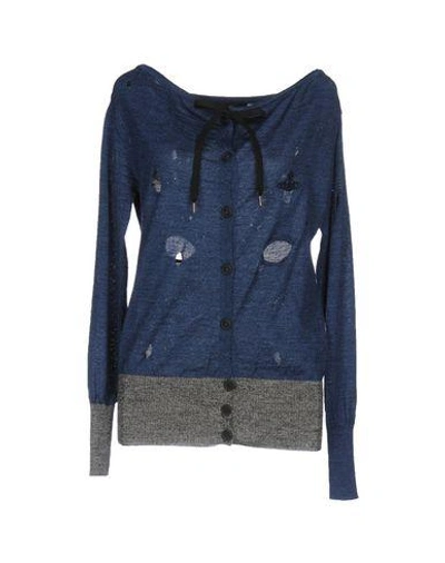 Vivienne Westwood Anglomania Cardigans In Blue