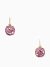 Kate Spade Shine On French Wire Drop Earrings In Fuschia Ab