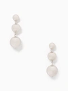 Kate Spade Golden Girl Bauble Drop Earrings In Silver