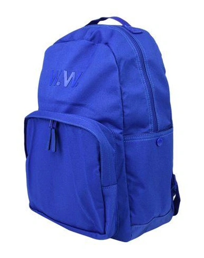 Wood Wood Backpack & Fanny Pack In Blue