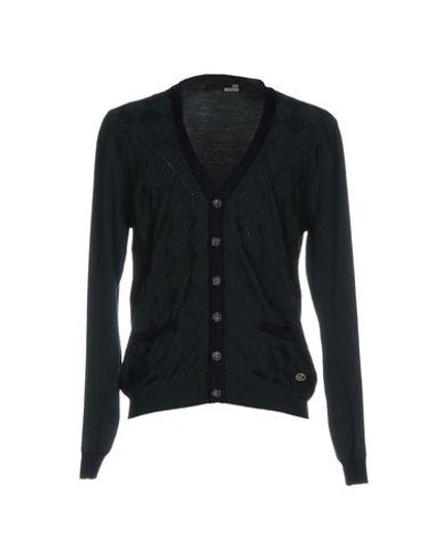 Love Moschino Cardigans In Dark Green