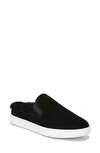 Vince Verrell-3 Shearling-lined Slide-on Sneaker In Pewter