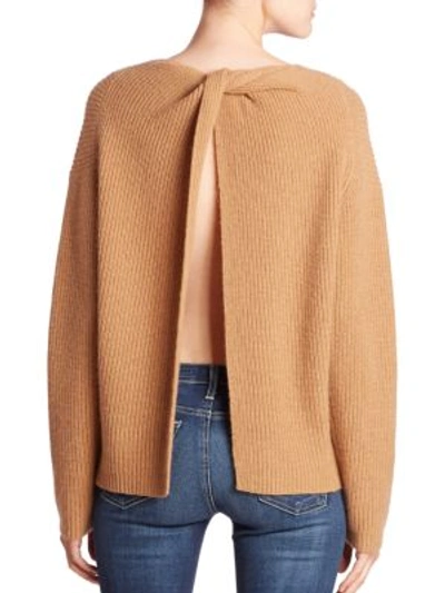 Theory Twylina Cashmere Sweater In Beige