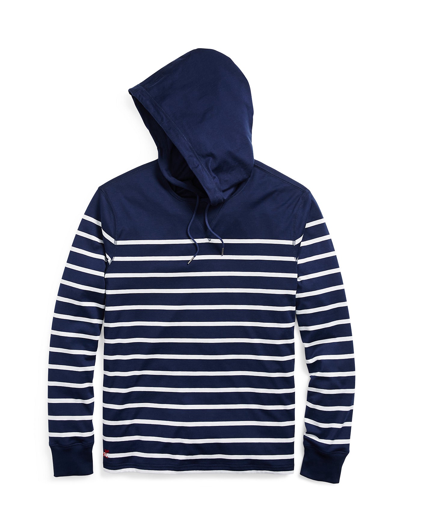 ralph lauren striped hoodie