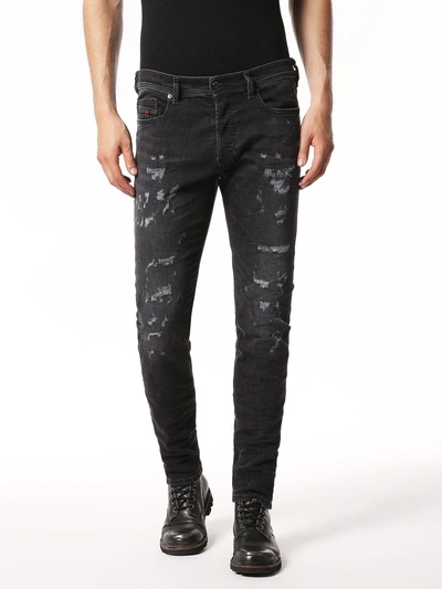 Diesel Tepphar 0683p Carrot In Black Jeans ModeSens