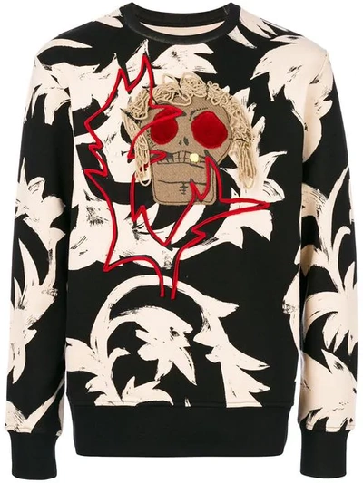Vivienne Westwood Printed & Embroidered Cotton Sweatshirt In Multicolor