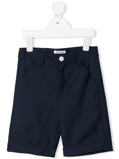 Little Bear Kids' Knee-length Chino Shorts In Blue