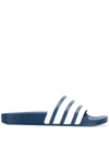 Adidas Originals Adilette Stripe Sport Slide In White