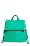 Aimee Kestenberg Bali Leather Backpack In Earth Green