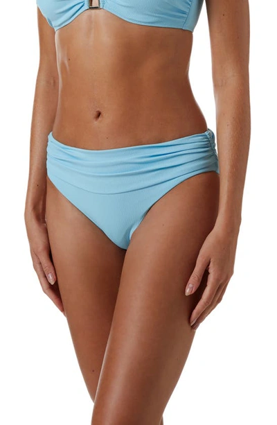 Melissa Odabash Bel Air Bikini Bottoms In Celeste Rib