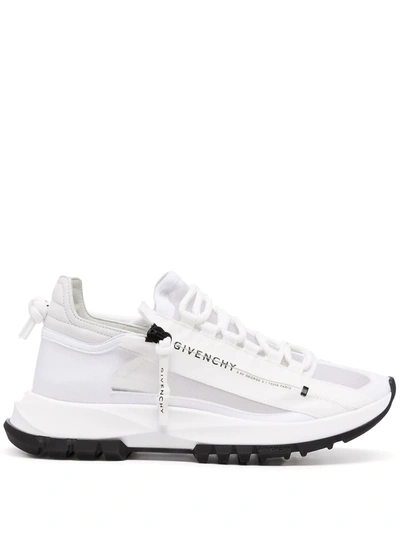 Givenchy Spectre Logo Zip Runner Sneaker In White