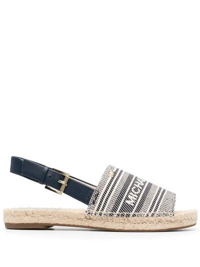 Michael Michael Kors Fisher Espadrille Slingback Sandal In Navy Multi