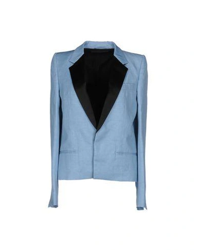 Haider Ackermann Blazer In Sky Blue