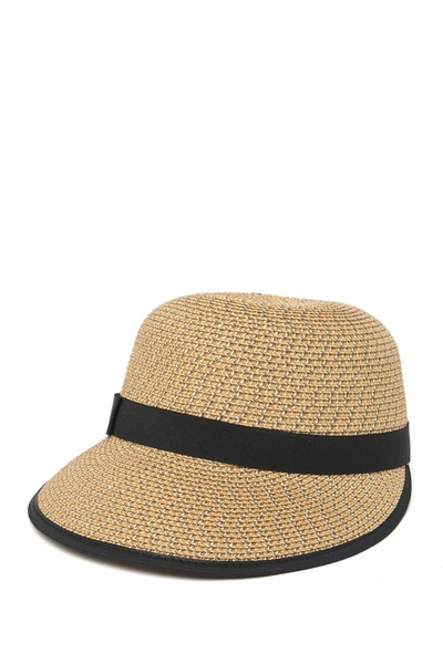 Vince Camuto Gold Rush Framer Hat In Tan/gold