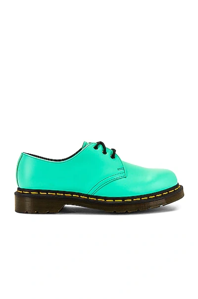 Dr. Martens 1461 Three-eyelet Leather Shoes In Peppermint Green | ModeSens