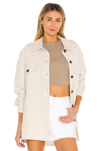 Sanctuary Knit Shacket In White