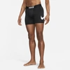 Nike Essential Micro Boxer Briefs In Black In Black/white