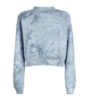 Cotton Citizen Milan Blue Tie-dye Cotton Sweatshirt