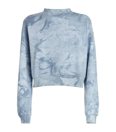 Cotton Citizen Milan Blue Tie-dye Cotton Sweatshirt In Cryastalline
