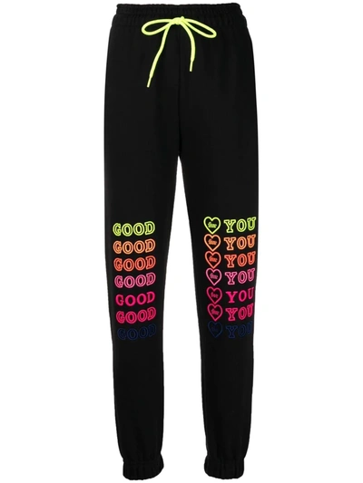 Ireneisgood Slogan Drawstring Tracksuit Bottoms In Multi-colored