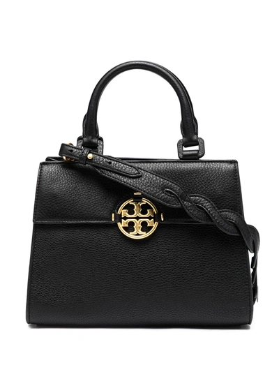 Tory Burch Miller Top Hand Bag In Black