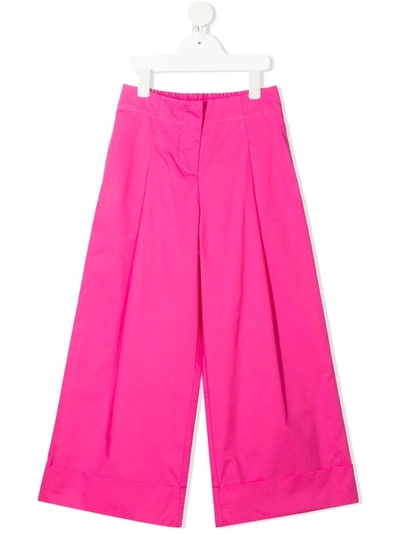 Monnalisa Kids' Caramel Pink Popeline Pants